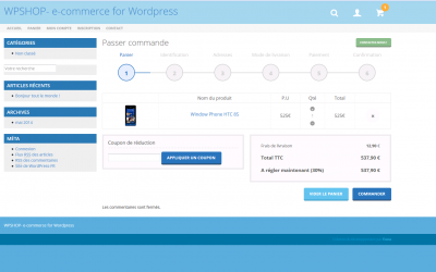 Paiement en ligne